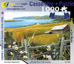 ÉDITIONS GALERIE IMAGERIE -  VUE DU FLEUVE, ÎLE-AUX-COUDRES(1000 PIÈCES) -  LISE AUGER