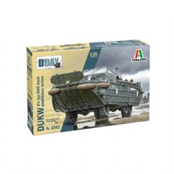 ÉQUIPEMENT MILITAIRE -  DUKW 2.5 TON GMC TRUCK - AMPHIBIOUS VERSION - 1/35 -  ITALERI