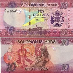 ÎLES SALOMON -  10 DOLLARS 2017 (UNC)