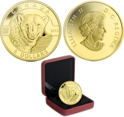 Ô CANADA (2013) -  L'OURS POLAIRE -  PIÈCES DU CANADA 2013 02