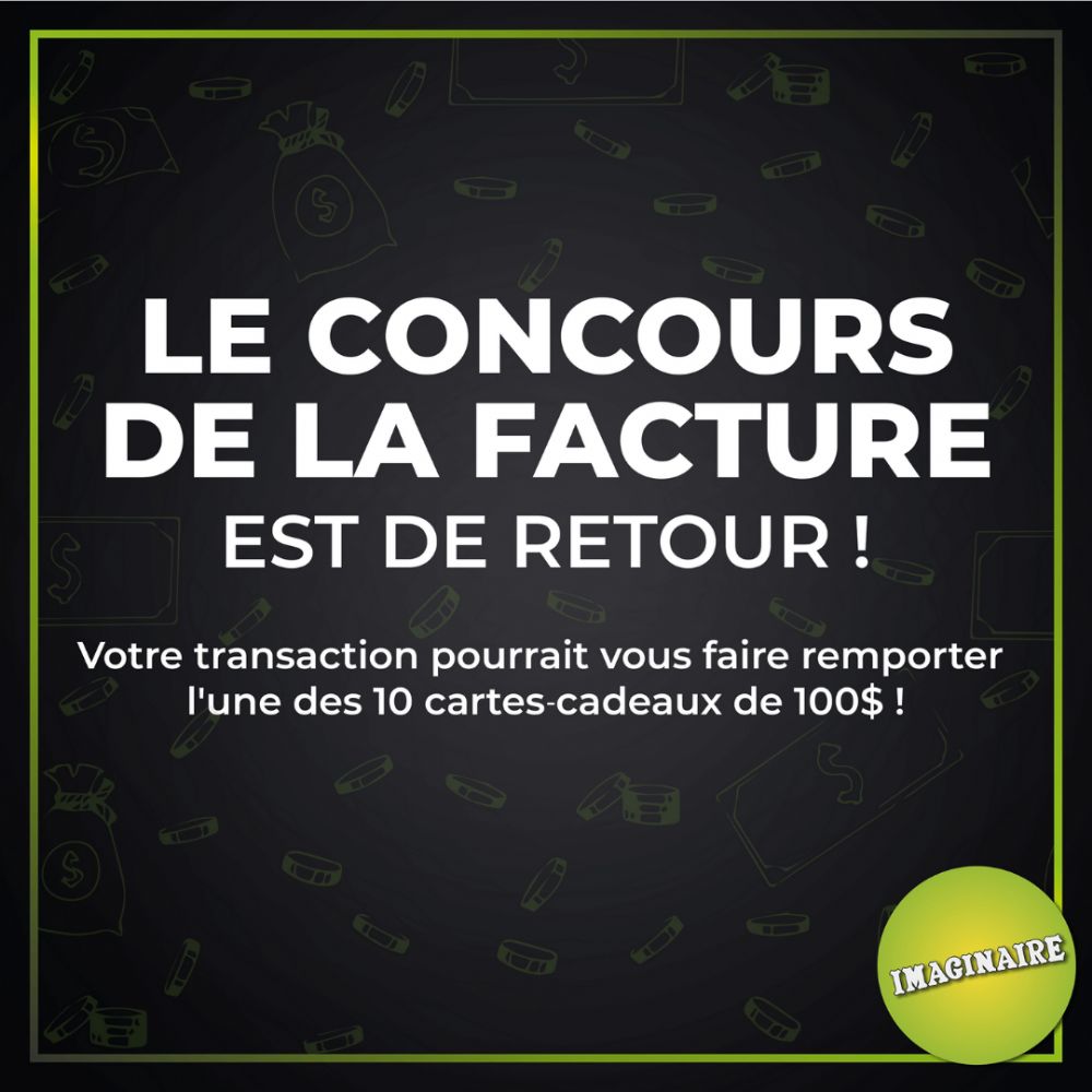 Le concours de la facture est de retour