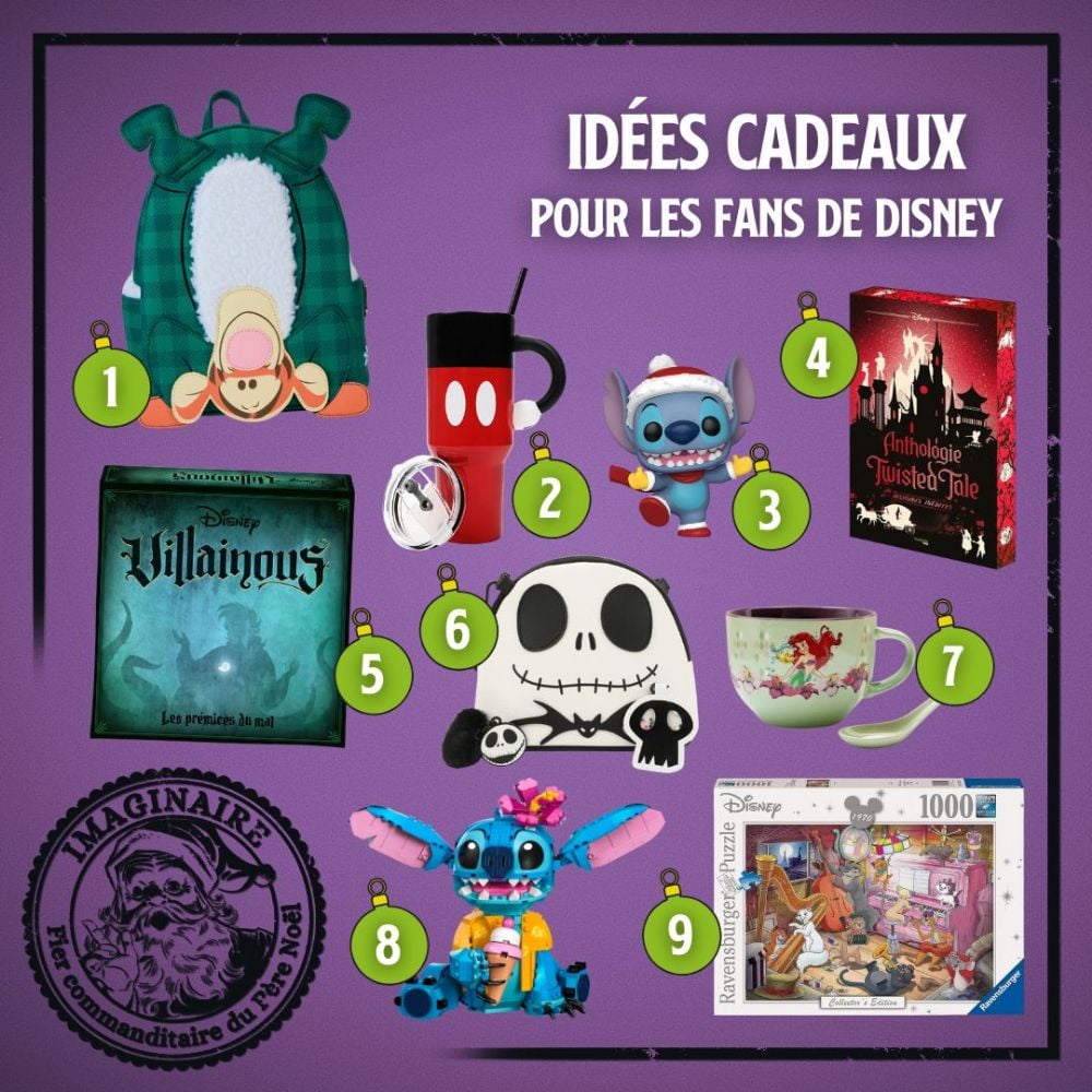 Idées-cadeaux pour les fans de Disney