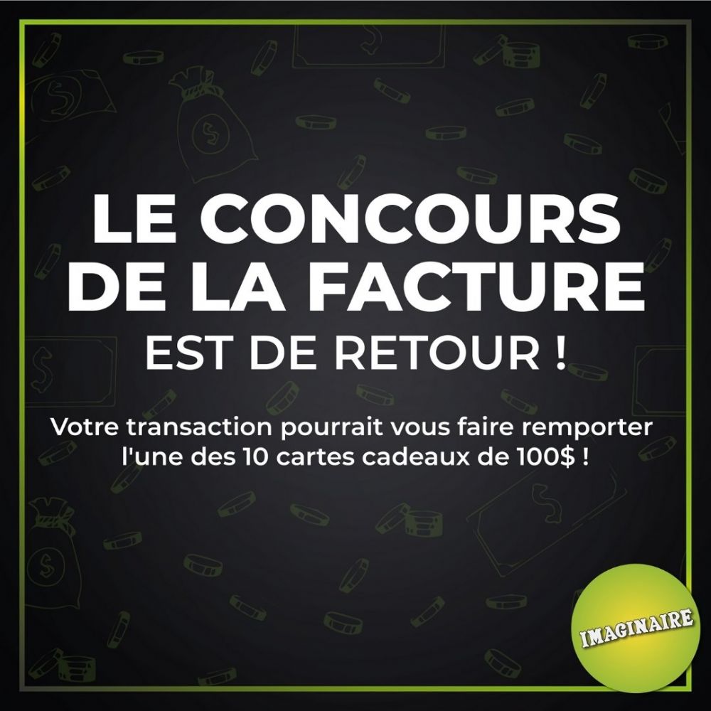 Concours de la facture - Receipt contest 