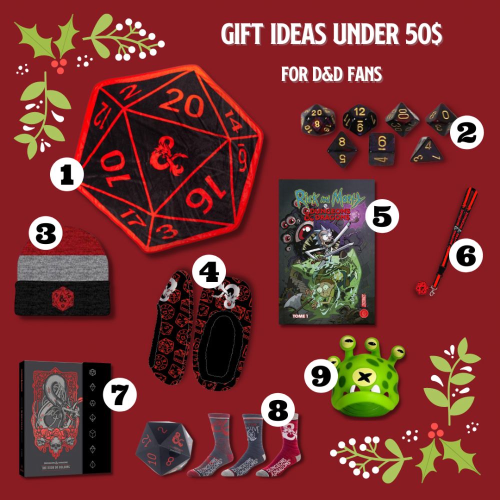 Gift ideas for D&D fans