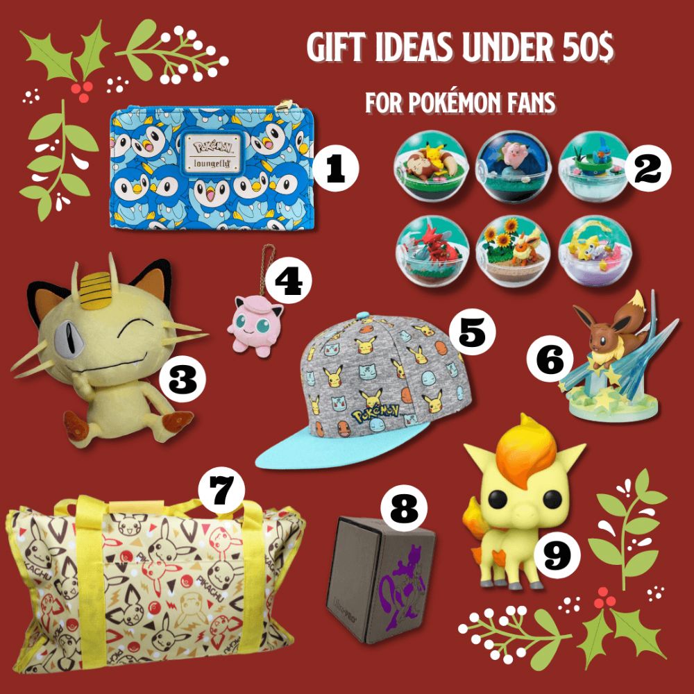 Gift ideas for Pokémon fans