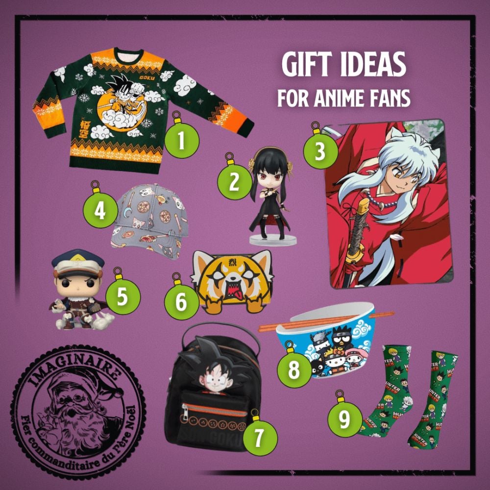 Gift ideas for manga and anime fans
