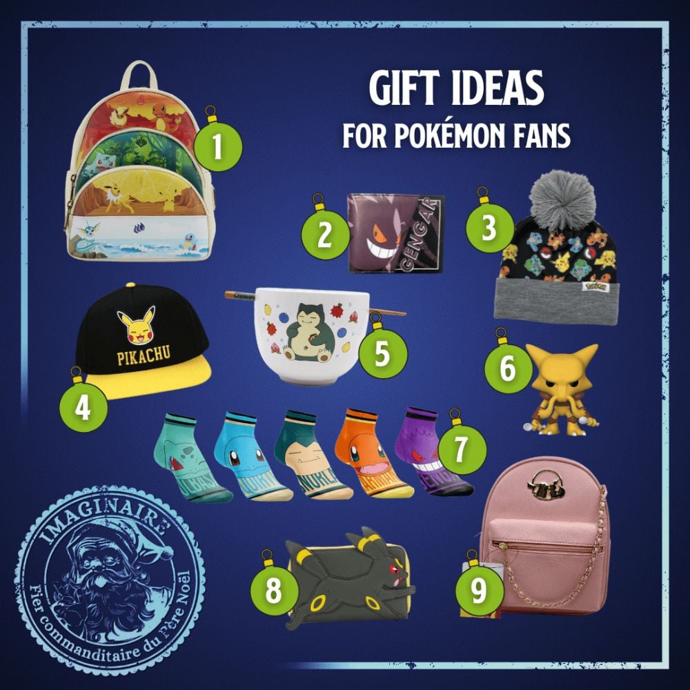 Gift ideas for Pokémon fans
