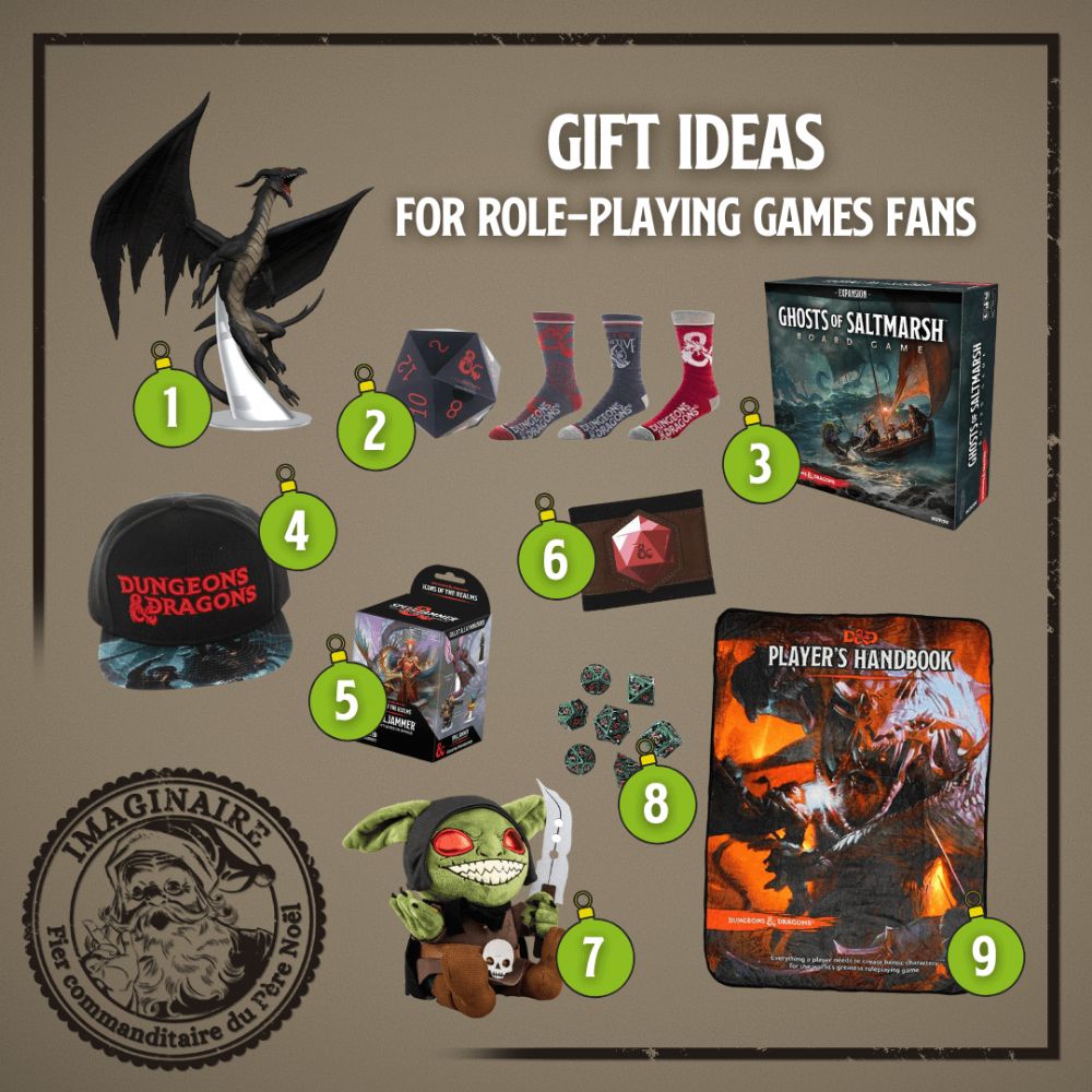 Gift ideas for role-playing games fans