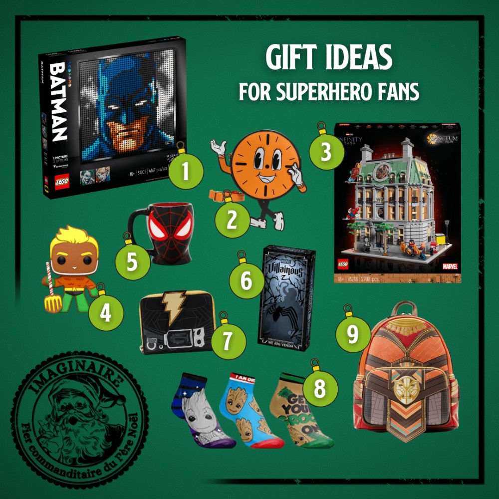 Gift ideas for superhero fans