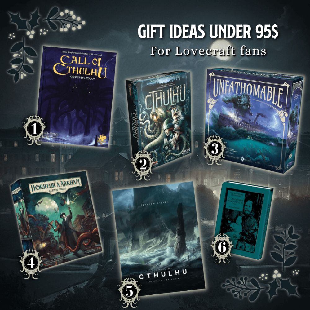 Gift ideas for Lovecraft fans